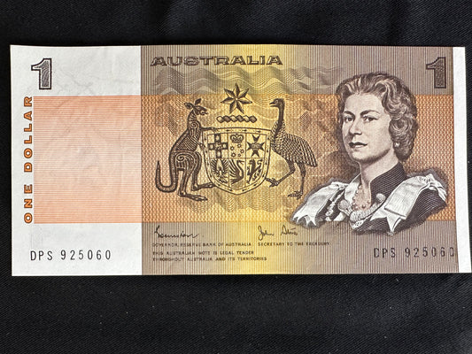 1982 $1 Australian Paper Banknote - Johnston Stone - DPS 925060