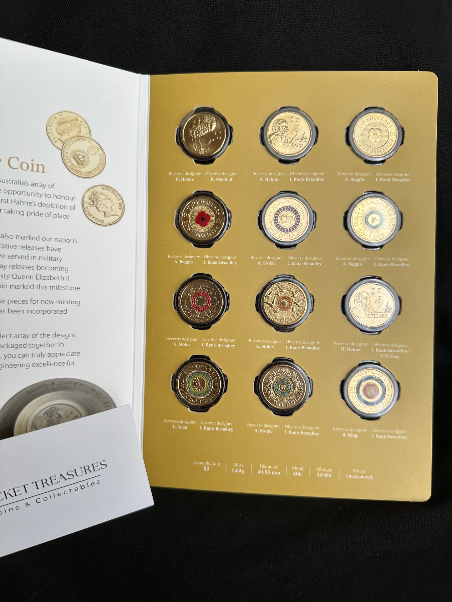 2018 30th Anniversary of the Two Dollar ($2) Twelve Coin Uncirculated Set