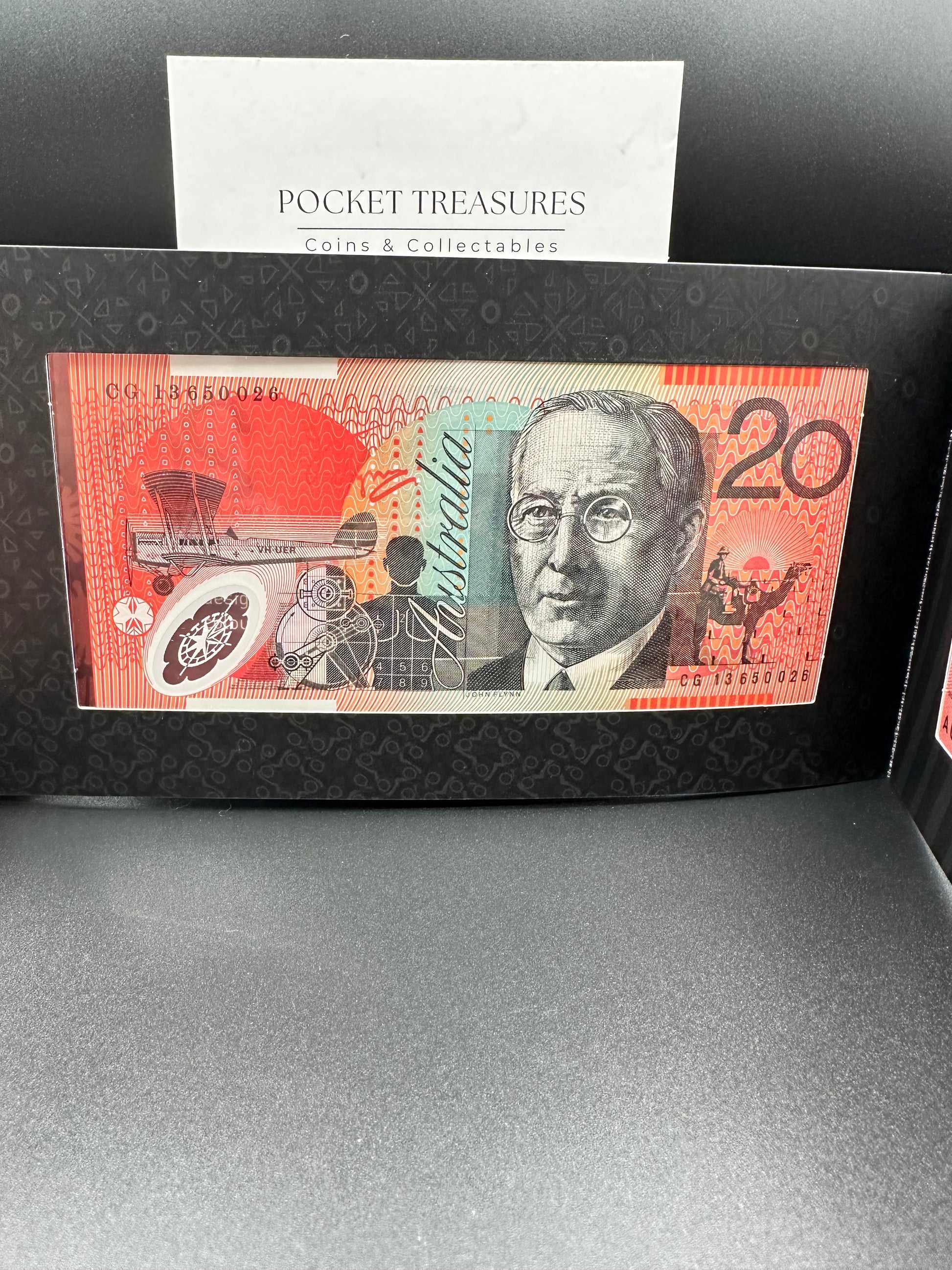 2019 Two Generations $20 2013-2019 RBA BANKNOTE FOLDER Uncirculated ...