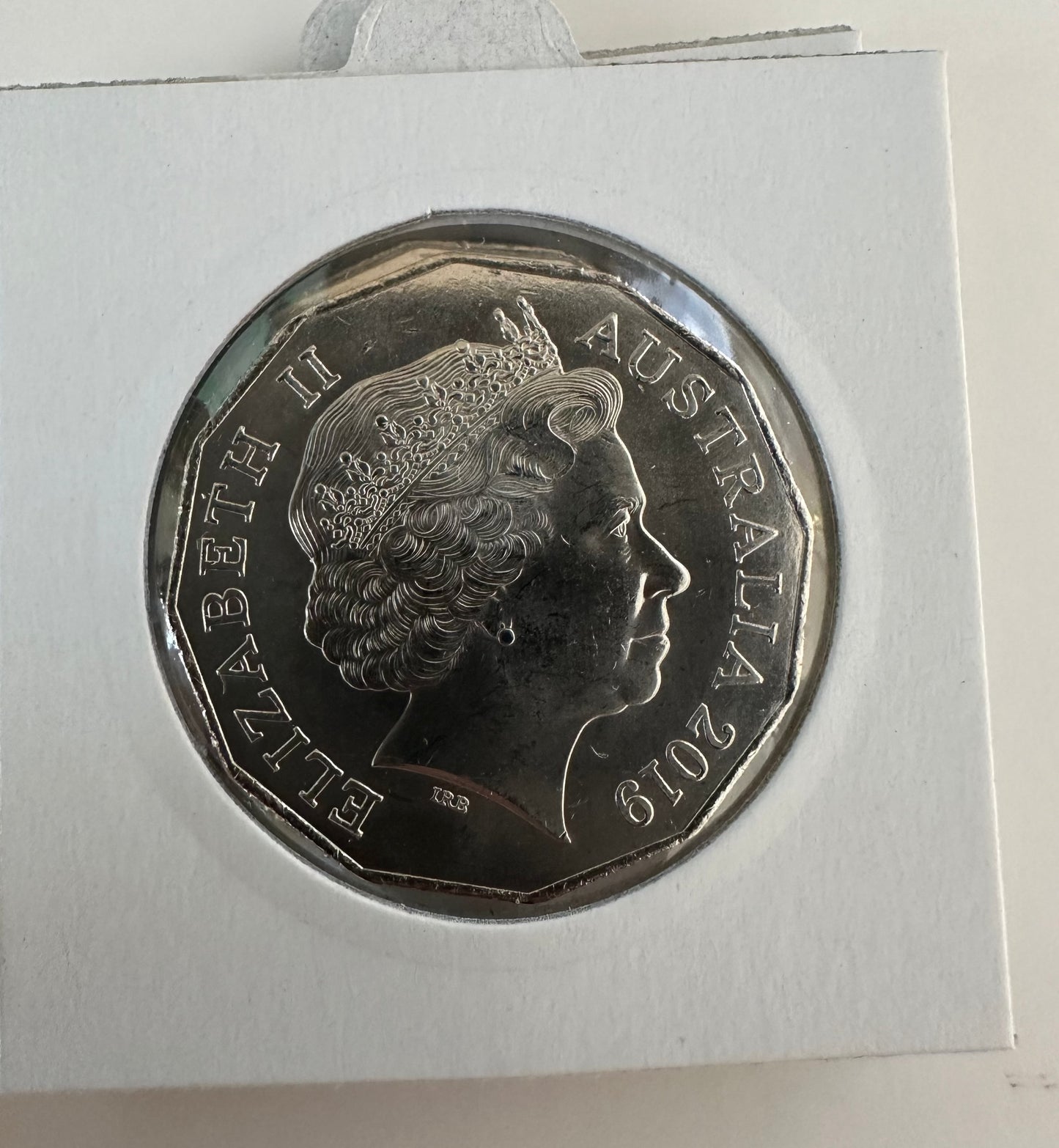 2019 Uncirculated 50 cent Indigenous Languages coin from roll