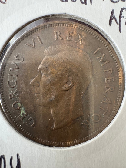 1940 South Africa Penny KM# 25
