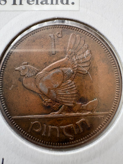 1928 1D - Ireland Saorstat Eireann One Penny KM# 3