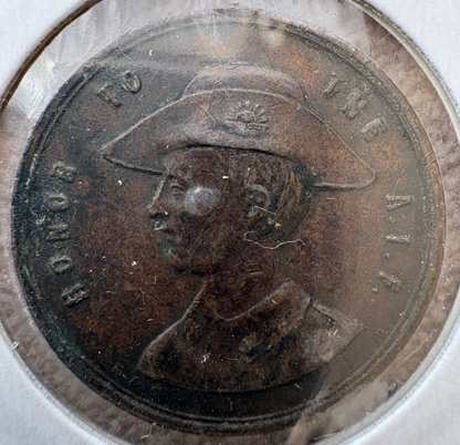 1918 ANZAC Day Honour to the A.I.F. Historical Medal