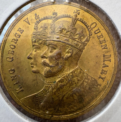 1911 King George V  & Queen Mary Coronation Medal - Victoria