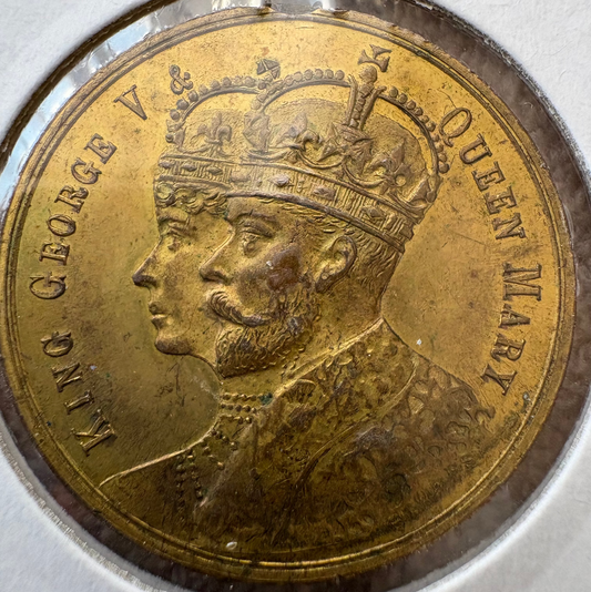 1911 King George V  & Queen Mary Coronation Medal - Victoria