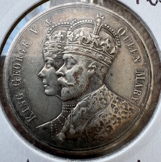 1911 King George V  & Queen Mary Coronation Medal - Western Australia