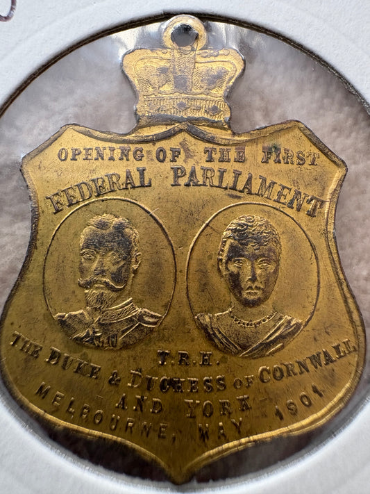 1901 Opening of First Federal Parliament Medallion
