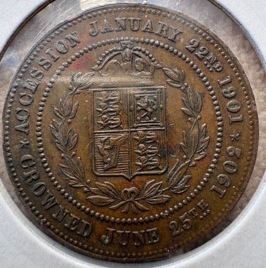 1902 Edward VII & Alexandra Coronation Medal