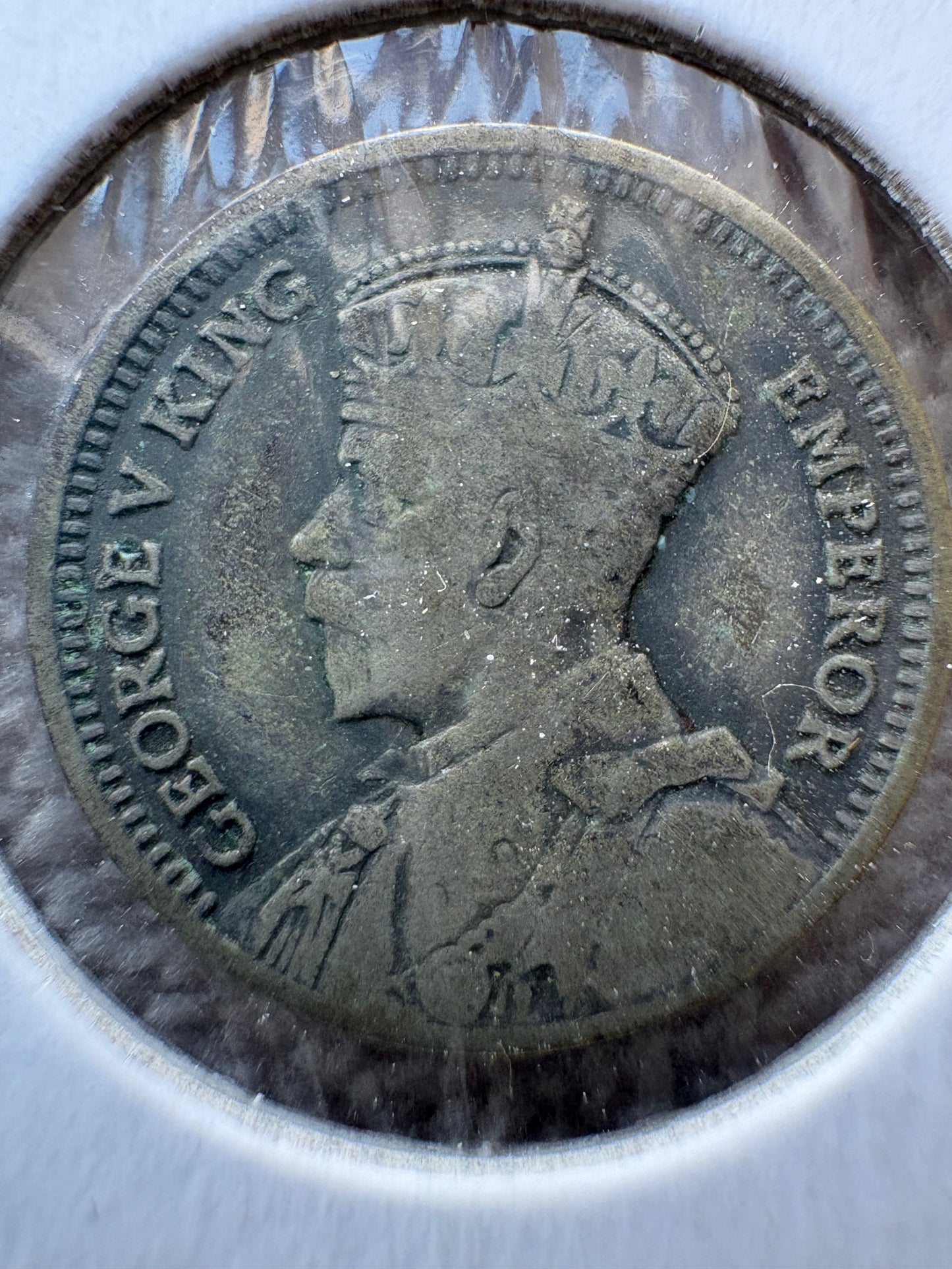 1933 New Zealand Threepence .500 Silver KM# 1