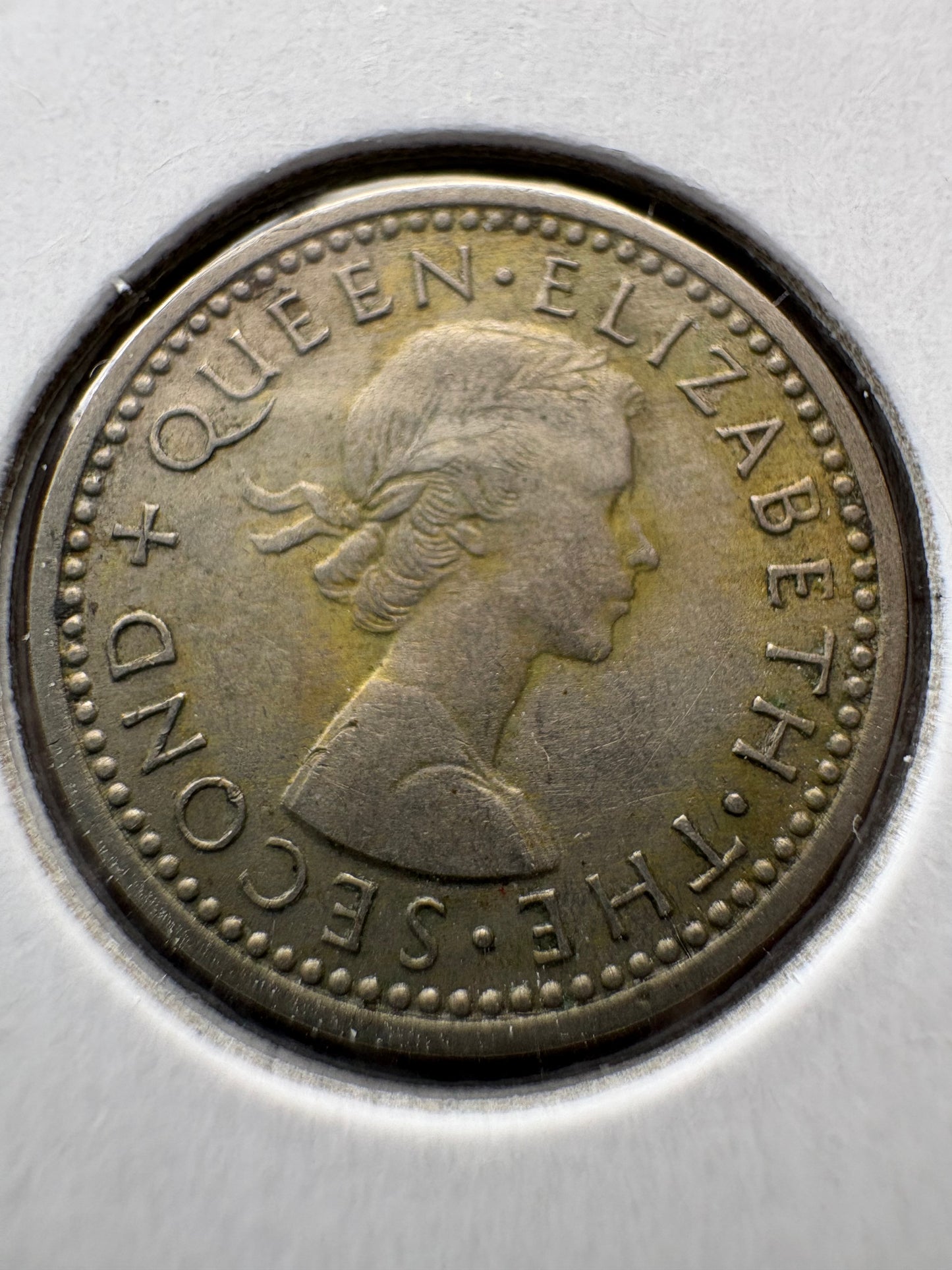 1956 New Zealand Threepence KM# 25.1