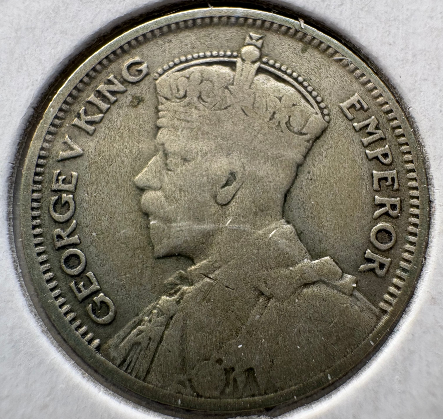 1934 New Zealand Sixpence .500 Silver KM# 2