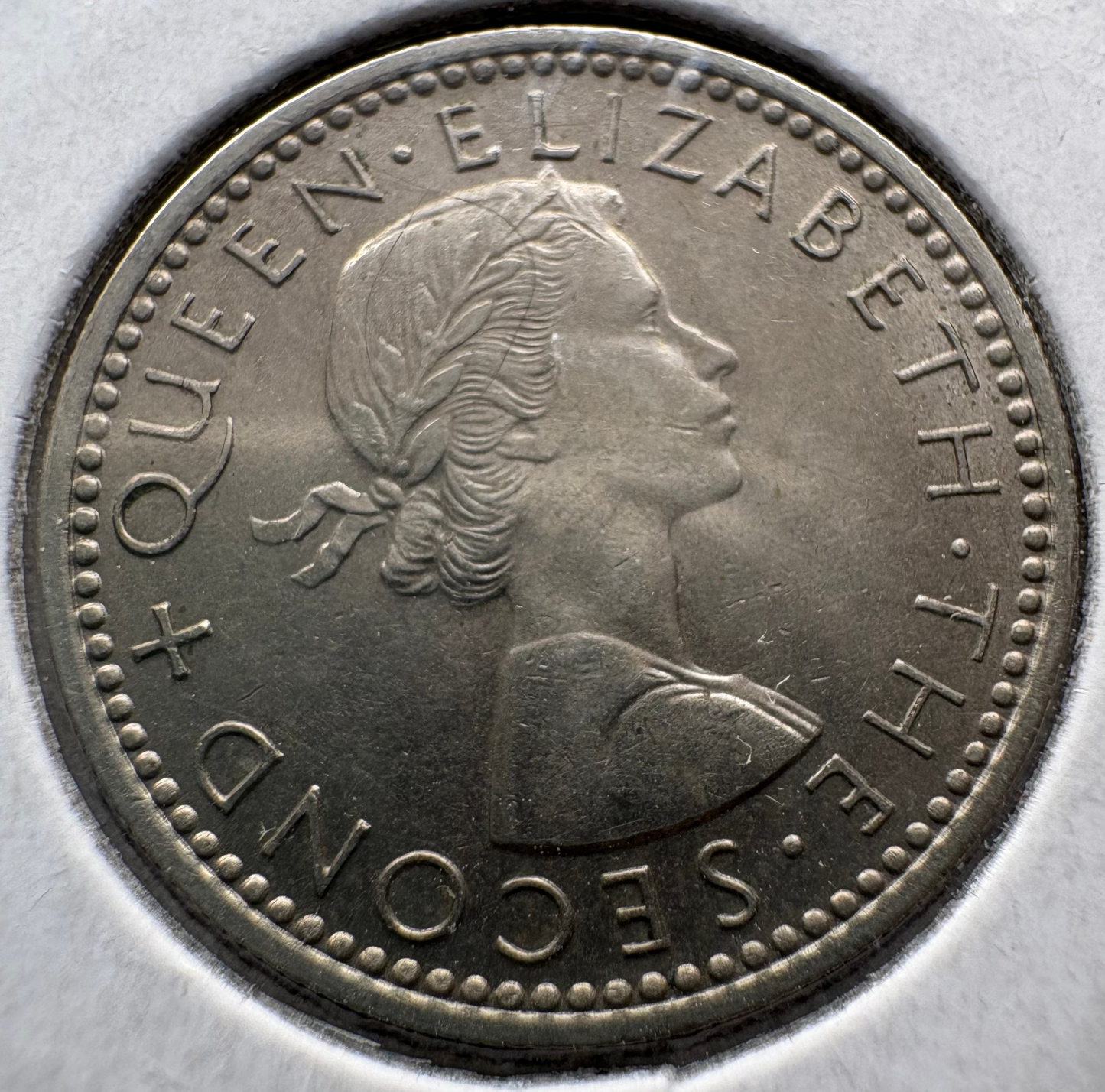 1960 New Zealand Sixpence KM# 26.2