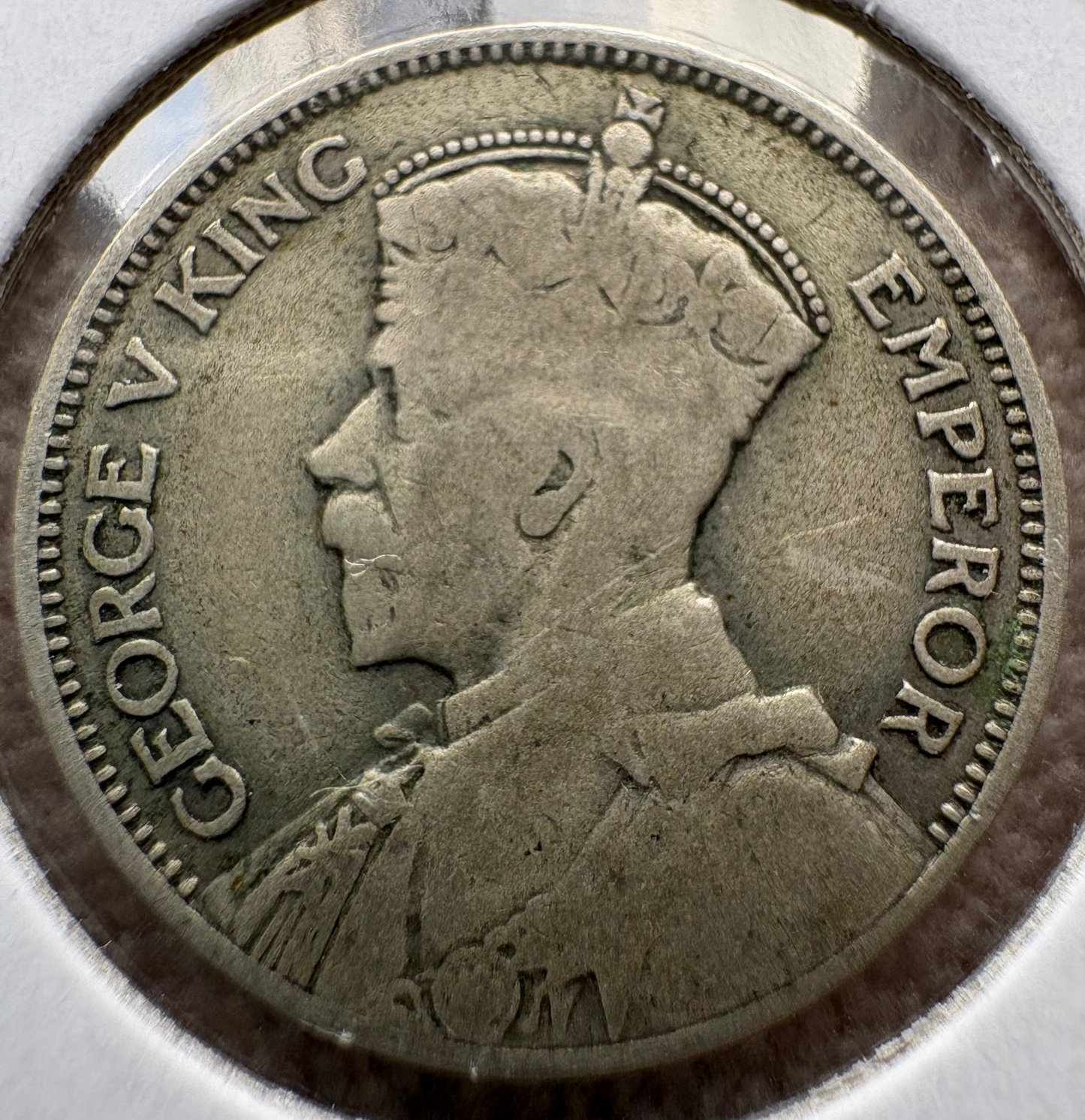 1933 New Zealand Shilling .500 Silver KM# 3