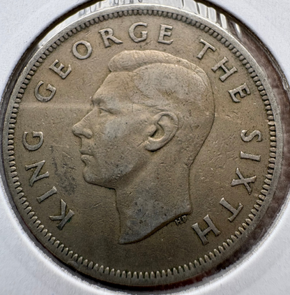 1948 New Zealand Florin Half Crown KM# 19