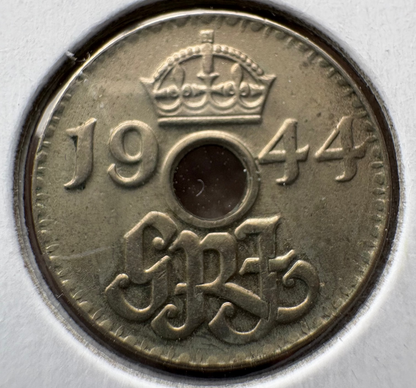 1944 New Guinea Threepence KM# 10