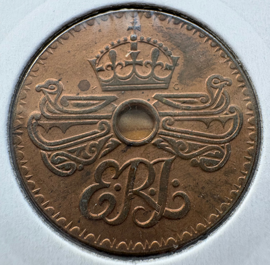 1936 New Guinea Penny KM# 6
