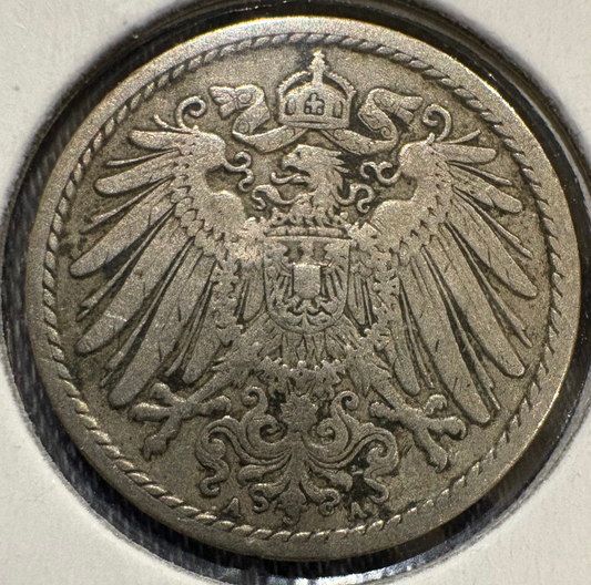 1898a Germany Empire 5 Pfennig KM# 11