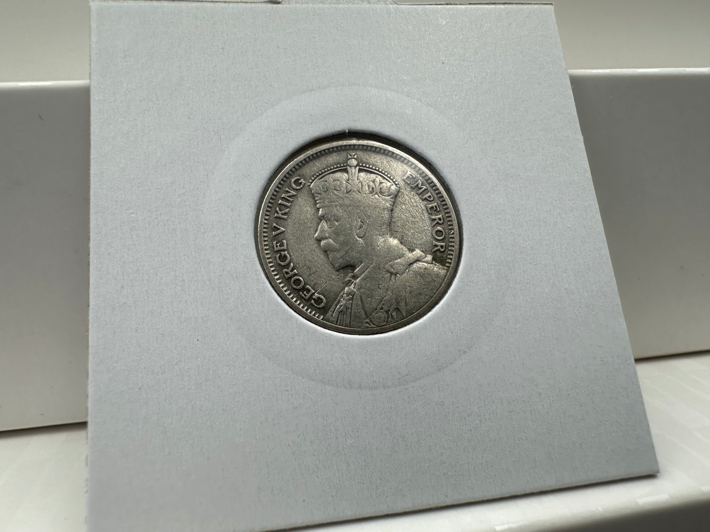 1935 Fiji Sixpence - KM# 3 - Silver