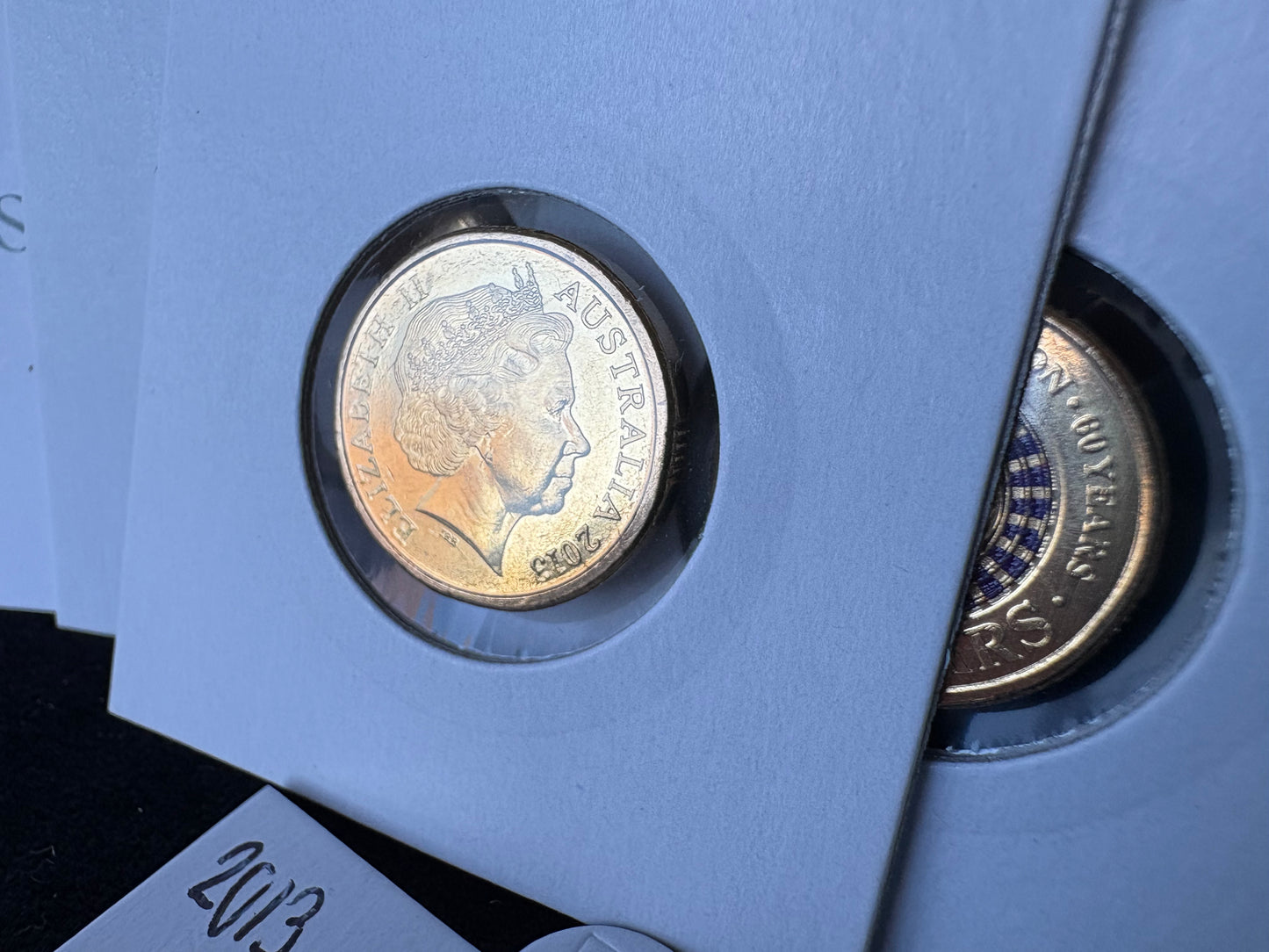 2013 Australian $2 PURPLE Queens Coronation coin - UNCIRCULATED