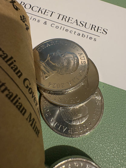 2024 Twenty Cent King Charles Uncirculated coin from RAM roll