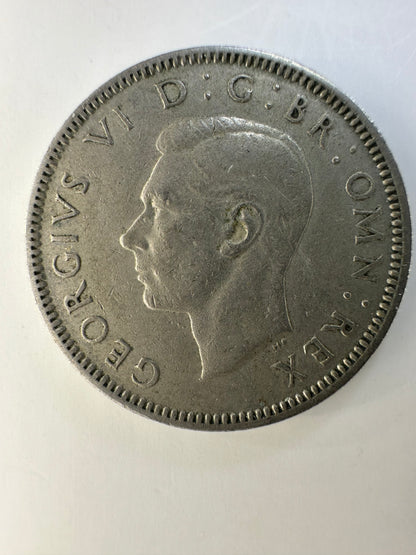 1948 Great Britain UK One Shilling - George VI Scottish crest