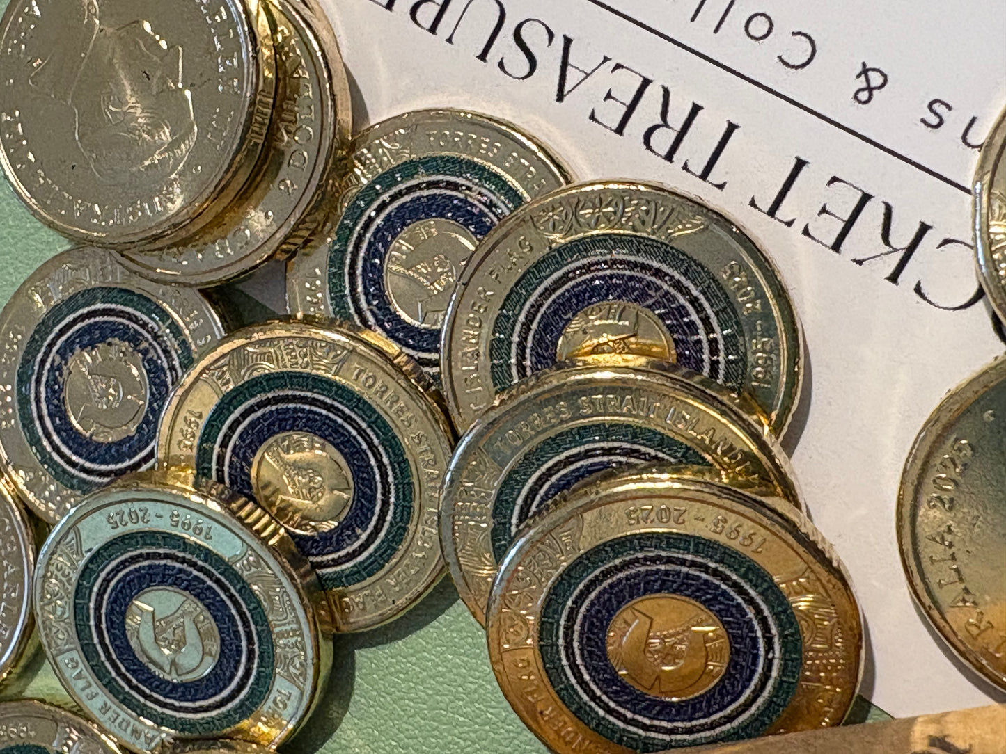 2025 $2 Uncirculated Coloured Coin – 30th Anniversary of the Torres Strait Islander Flag