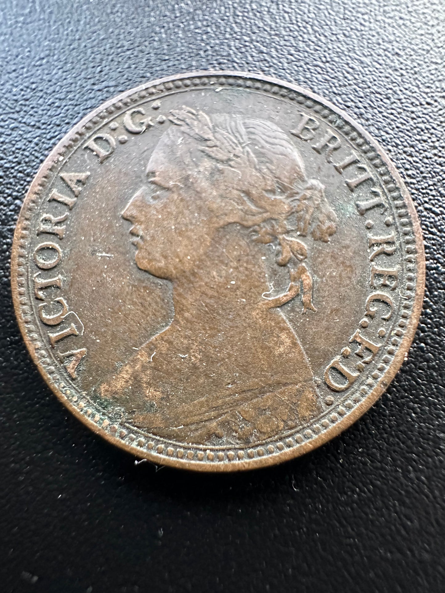 1874 Great Britain Farthing KM# 753