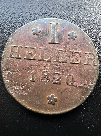 1820 Heller German States Frankfurt AM Main