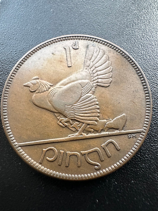 1928 1D - Ireland Saorstat Eireann One Penny