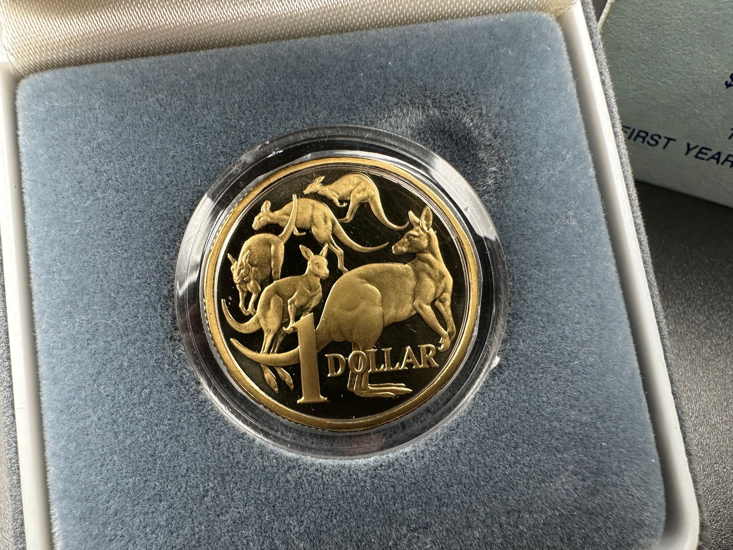 1984 $1 Mob of Roos Proof Coin – Royal Australian Mint