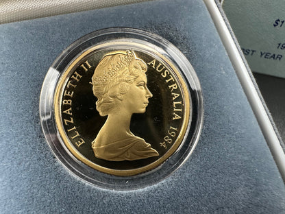 1984 $1 Mob of Roos Proof Coin – Royal Australian Mint