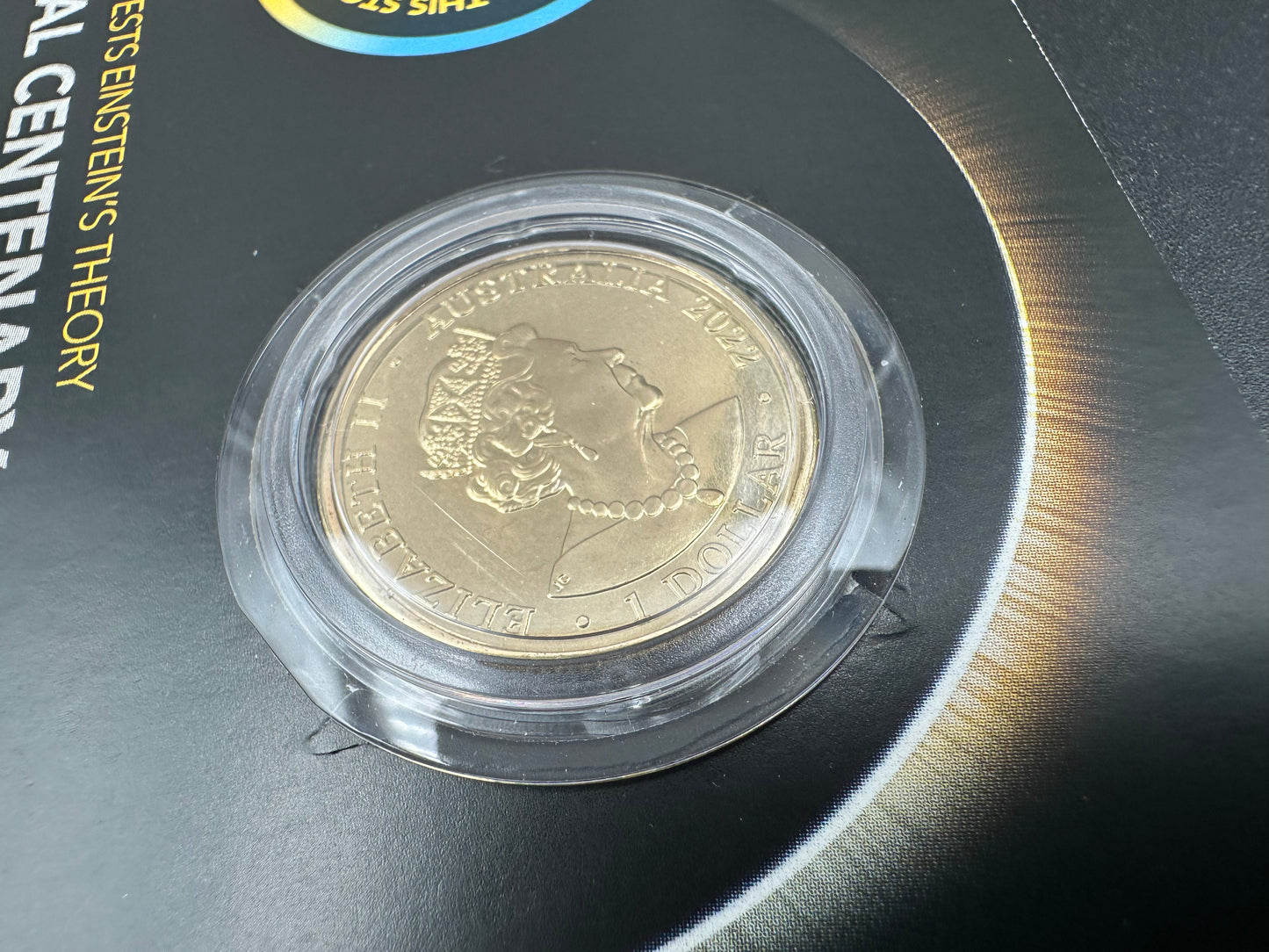 2022 Wallal Centenary - Australia Tests Einstein's Theory One Dollar ($1) Uncirculated Australian Decimal Coin