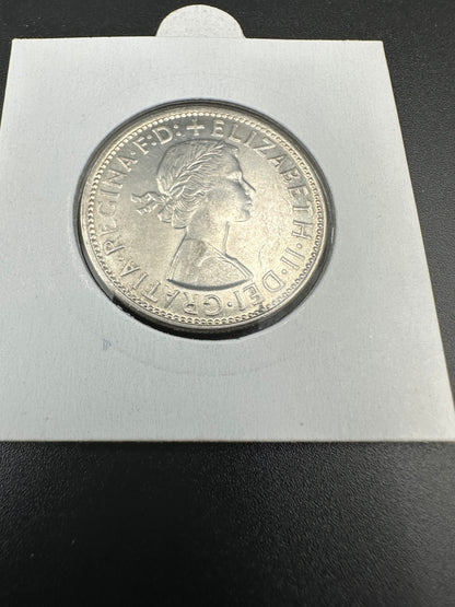 1962 Australian Queen Elizabeth II Florin Silver