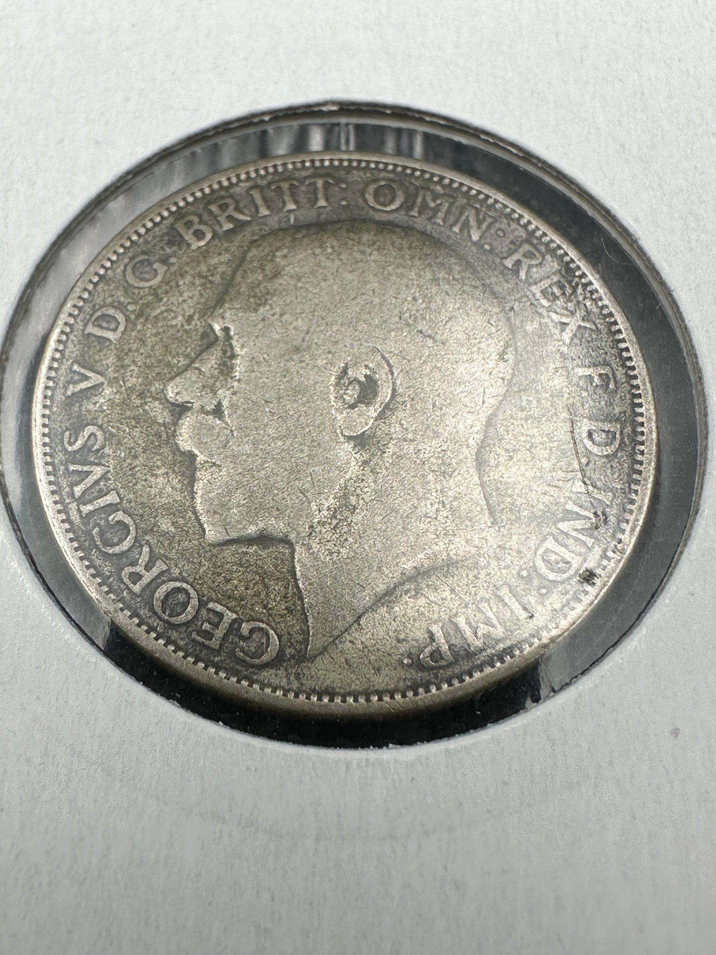 1923 Great Britain UK Silver Florin