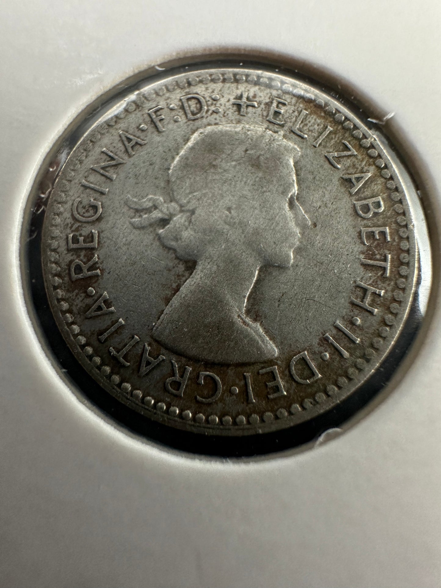 1955 Australian Threepence Silver Coin