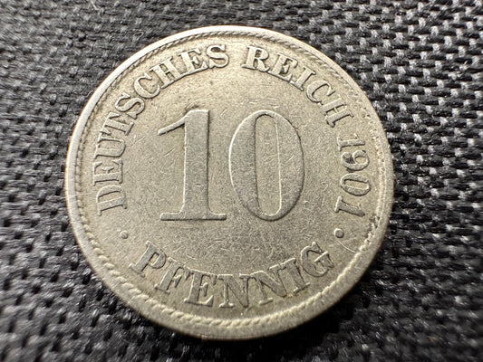 1910A German Empire 10 Pfennig