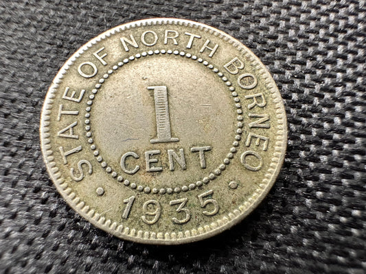1935 British North Borneo 1 cent