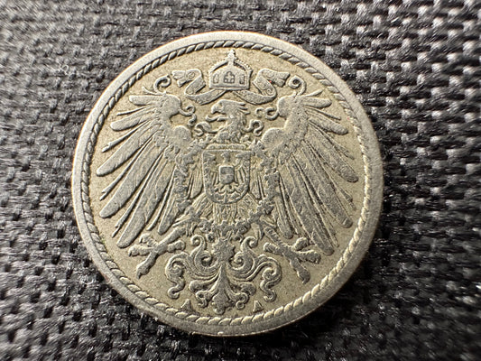1909A German Empire 5 Pfennig