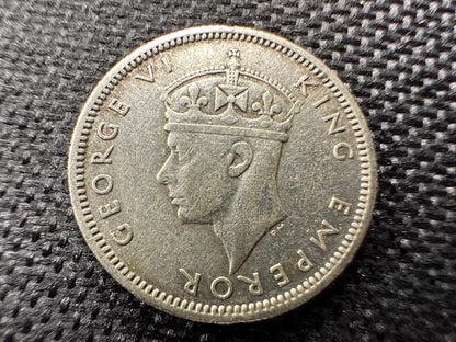 1941 Fiji Sixpence Silver Coin