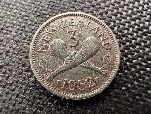 1952 New Zealand 3d Threepence