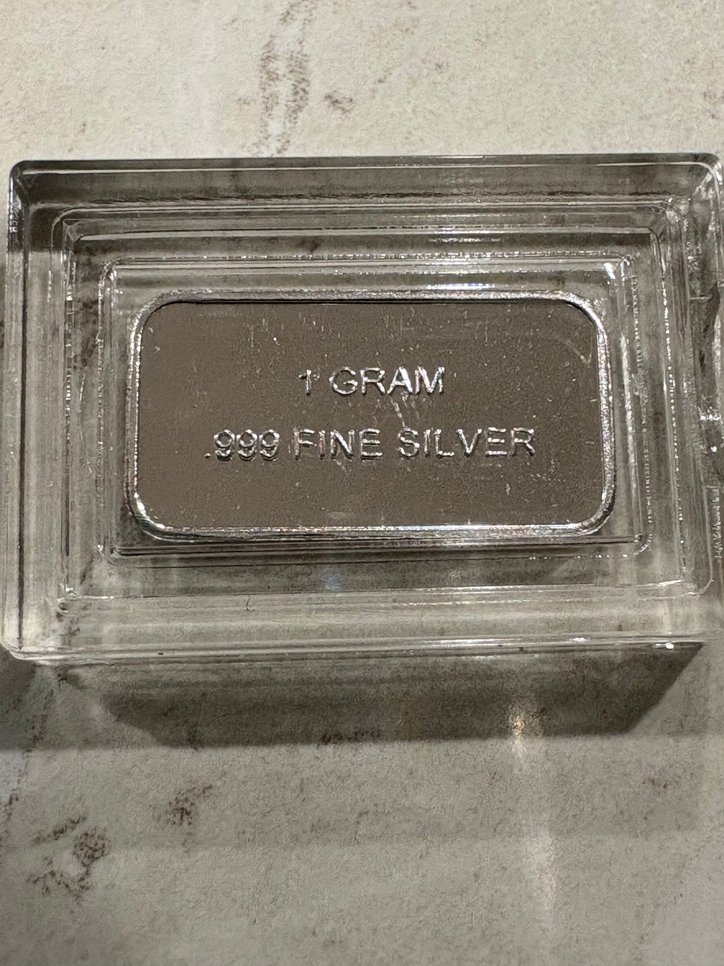 Mini Fractional Silver 1 gram Bar - Bluey