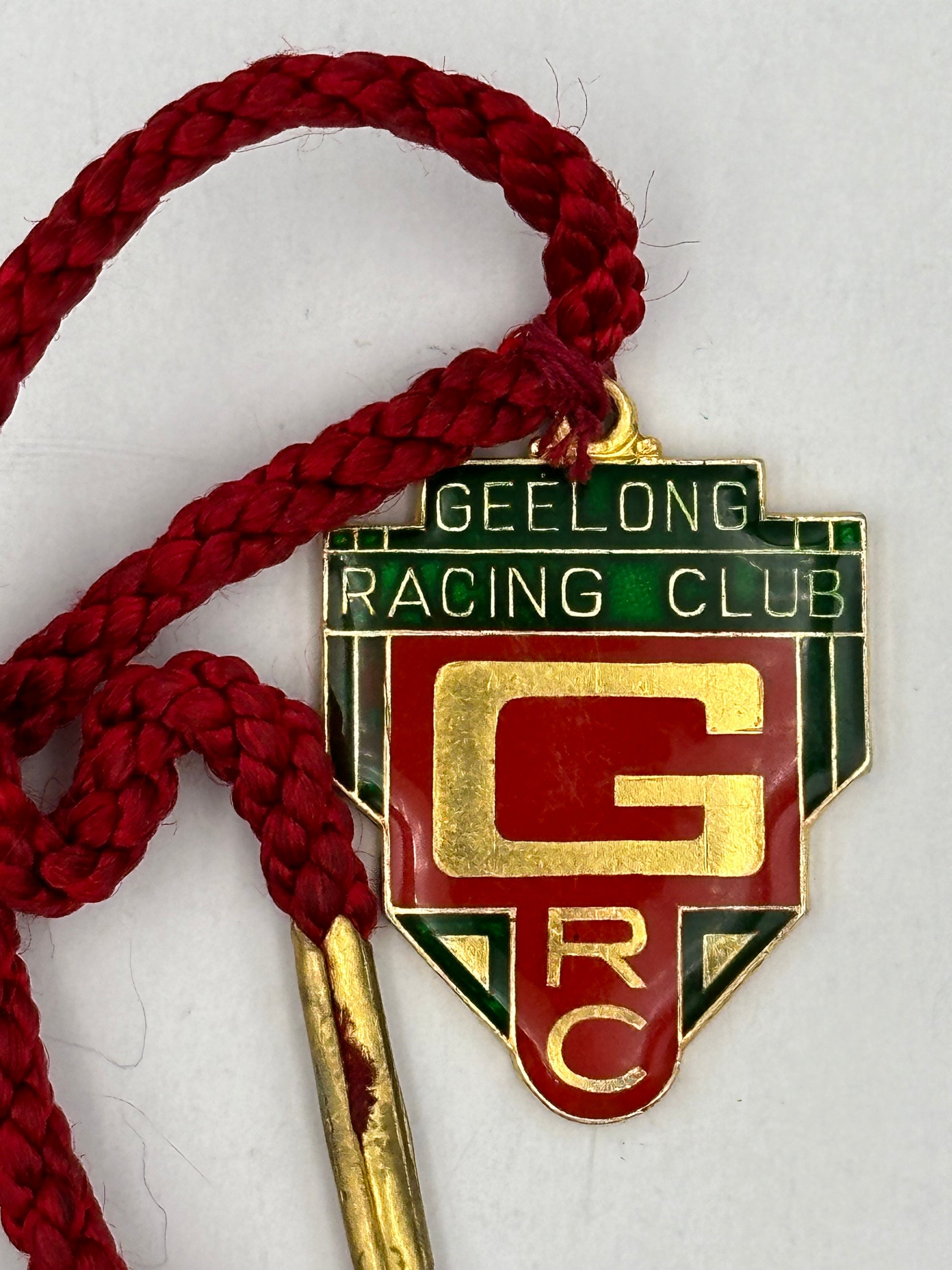 Ghrc Racing Membership Vintage 1969-1970 GRC Geelong Racing Club Enamel Membership Badge ...