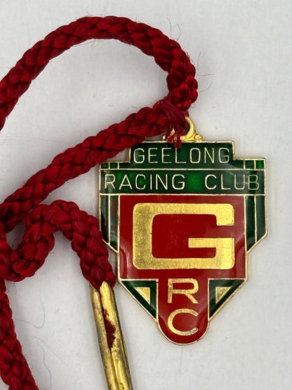 Vintage 1969-1970 GRC Geelong Racing Club Enamel Membership Badge