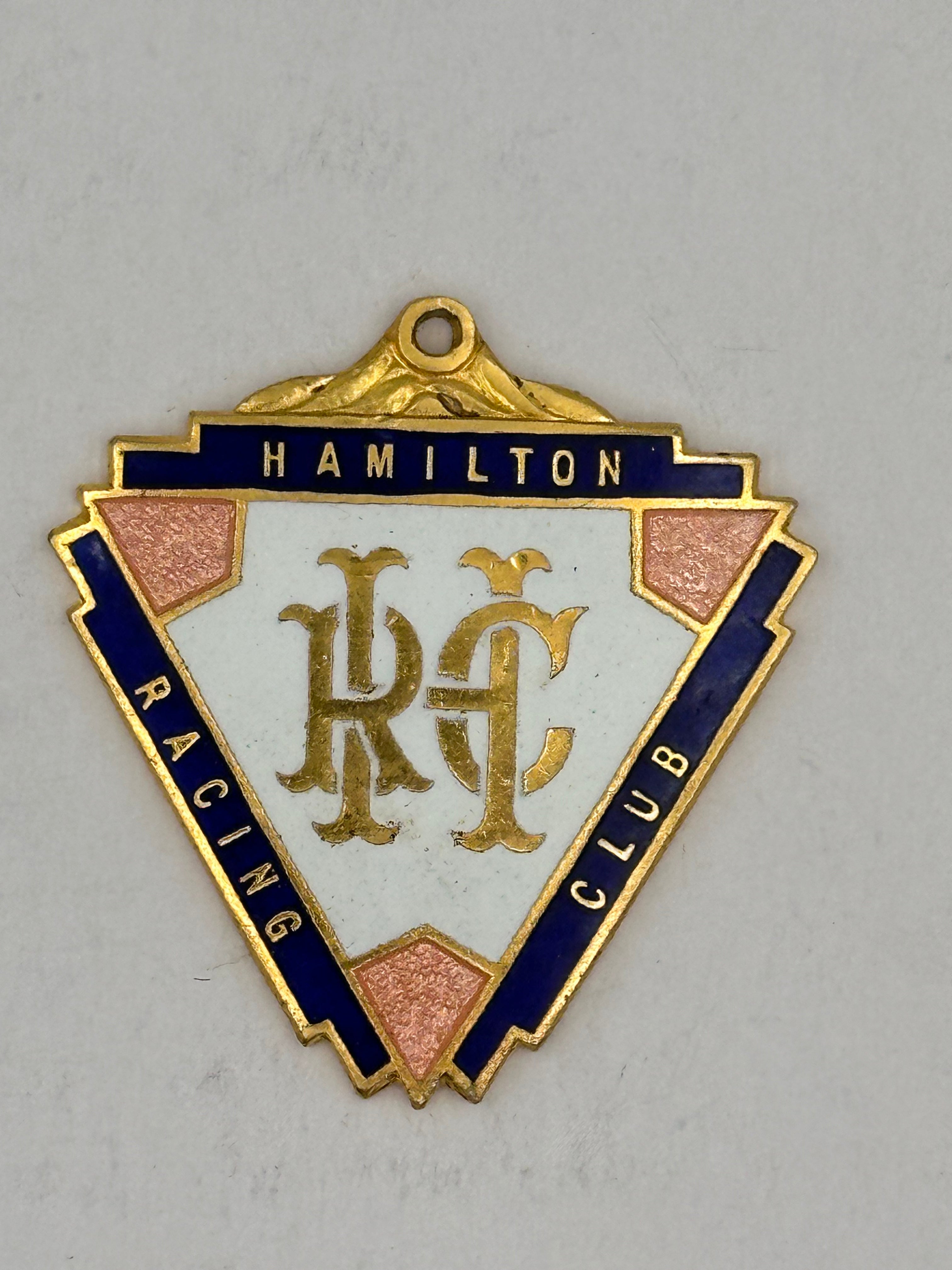 Vintage 1966-1967 Hamilton Racing Club Enamel Badge – Pocket Treasures ...