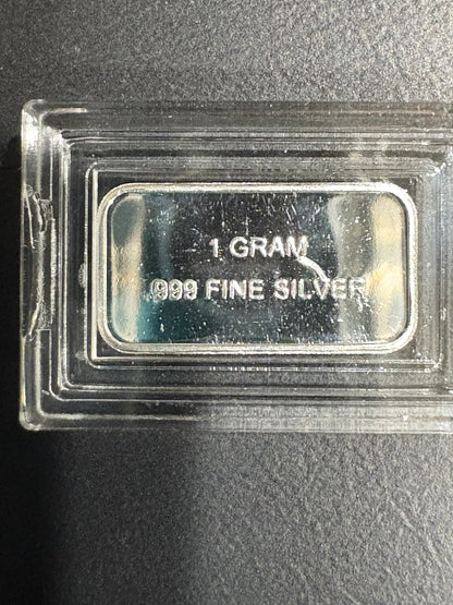Mini Fractional Silver 1 gram Bar - Bingo