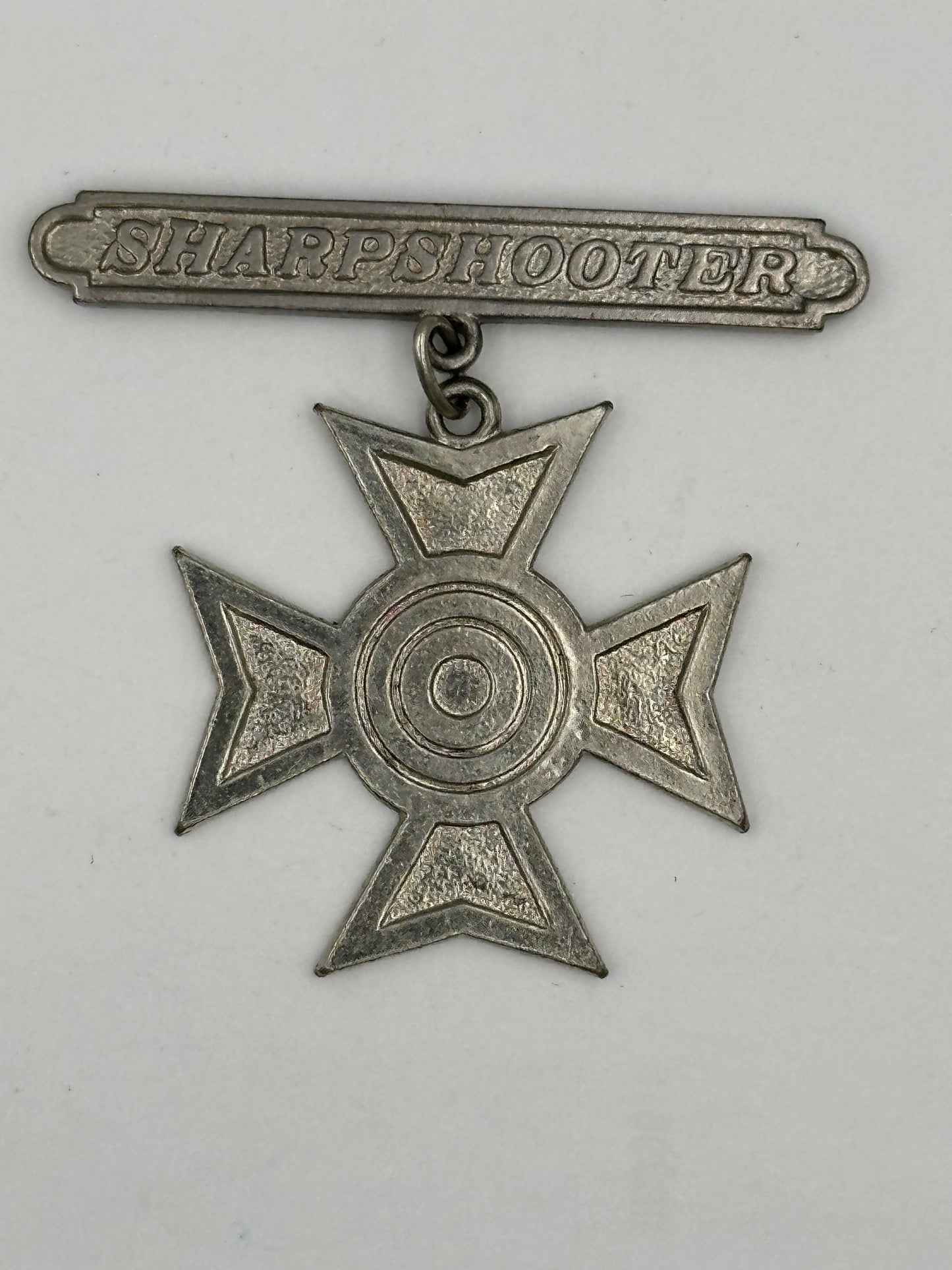 Vintage Marksmanship Qualification Badge - Sharpshooter Bar