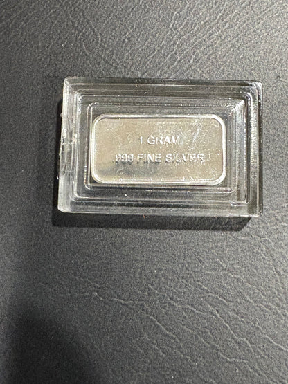 Mini Fractional Silver 1 gram Bar - Bluey & Bingo