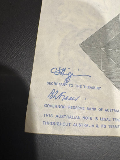 1990 $100 Circulated “Grey Nurse” Australian Paper note - ZEY 350589