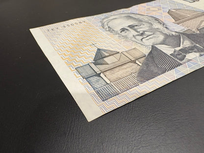 1990 $100 Circulated “Grey Nurse” Australian Paper note - ZEY 350589