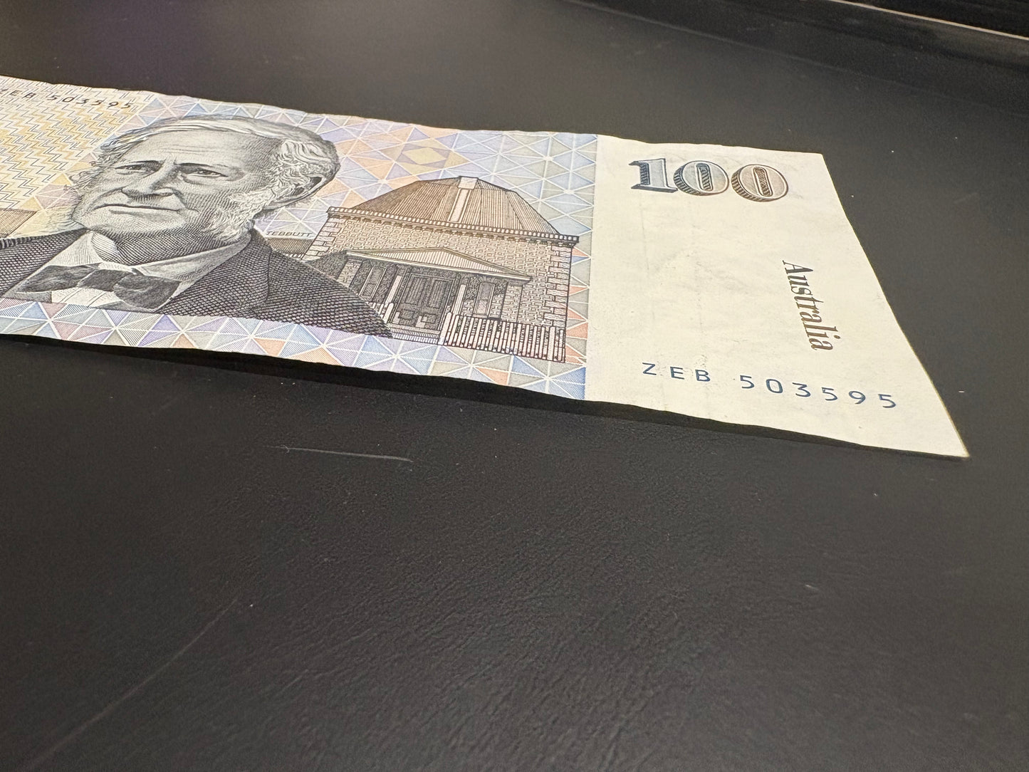 1985 $100 Circulated “Grey Nurse” Australian Paper note - ZEB 503595